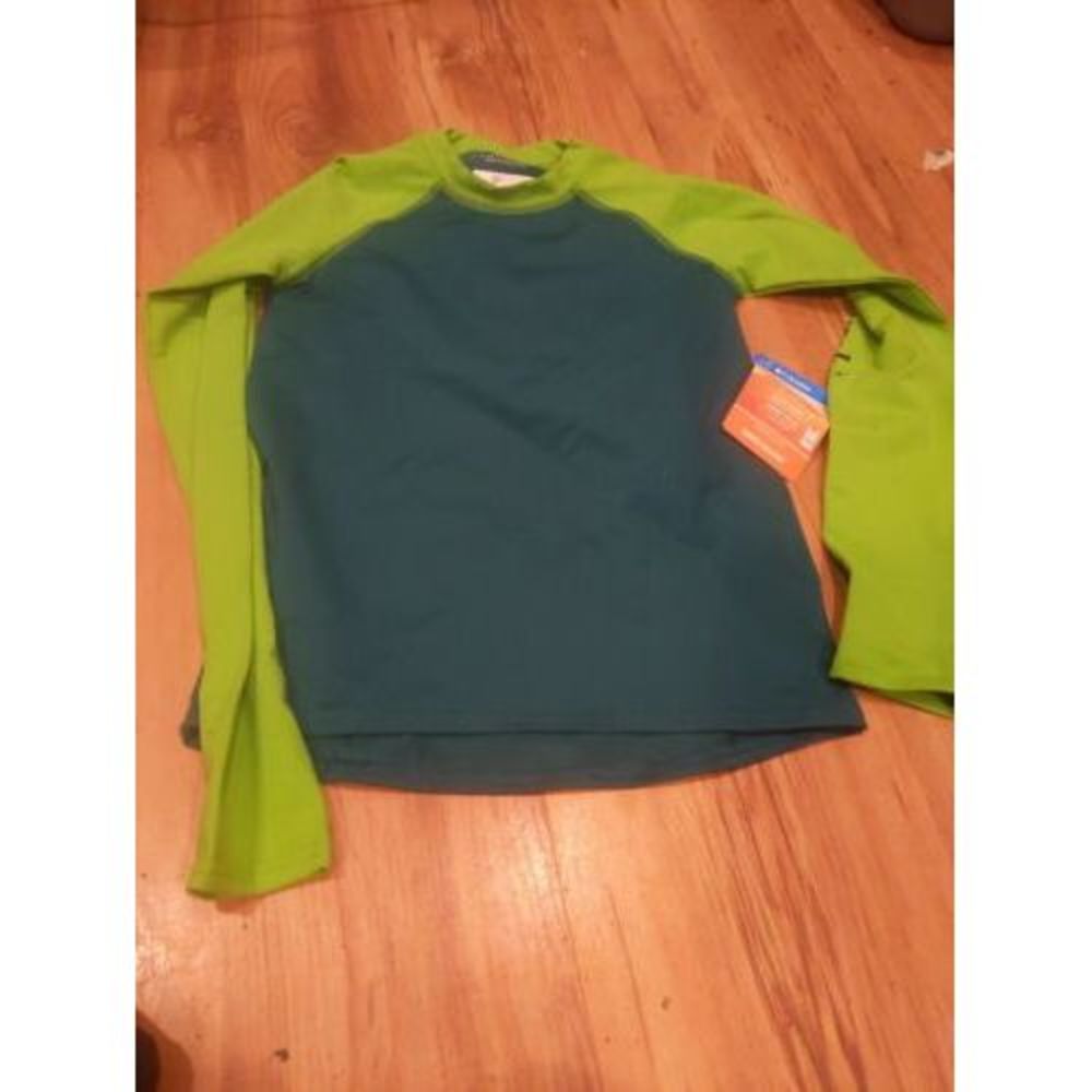 Columbia Sandy Shores Long Sleeve SunGard Shirt kids 8‎ green